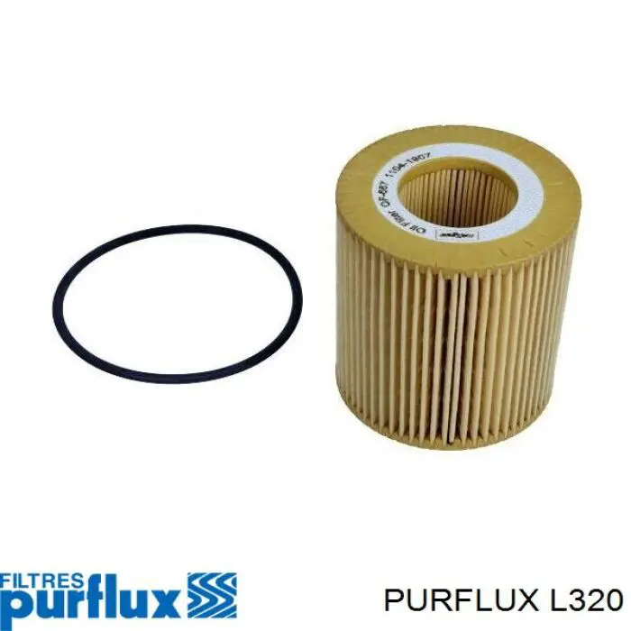 L320 Purflux фільтр масляний