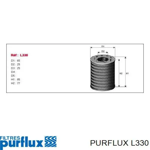 Масляний фільтр двигуна Purflux L330 ціна, від 3.93 USD
