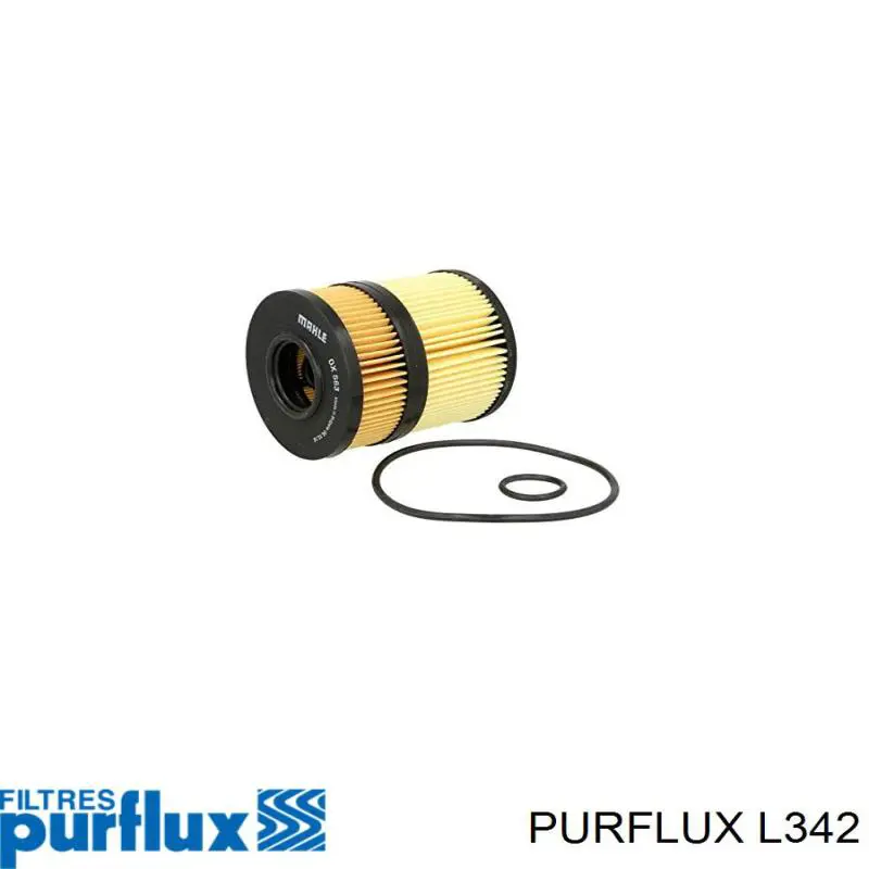 L342 Purflux фільтр масляний