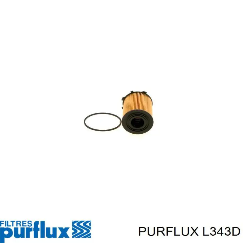 L343D Purflux Фільтр масла
