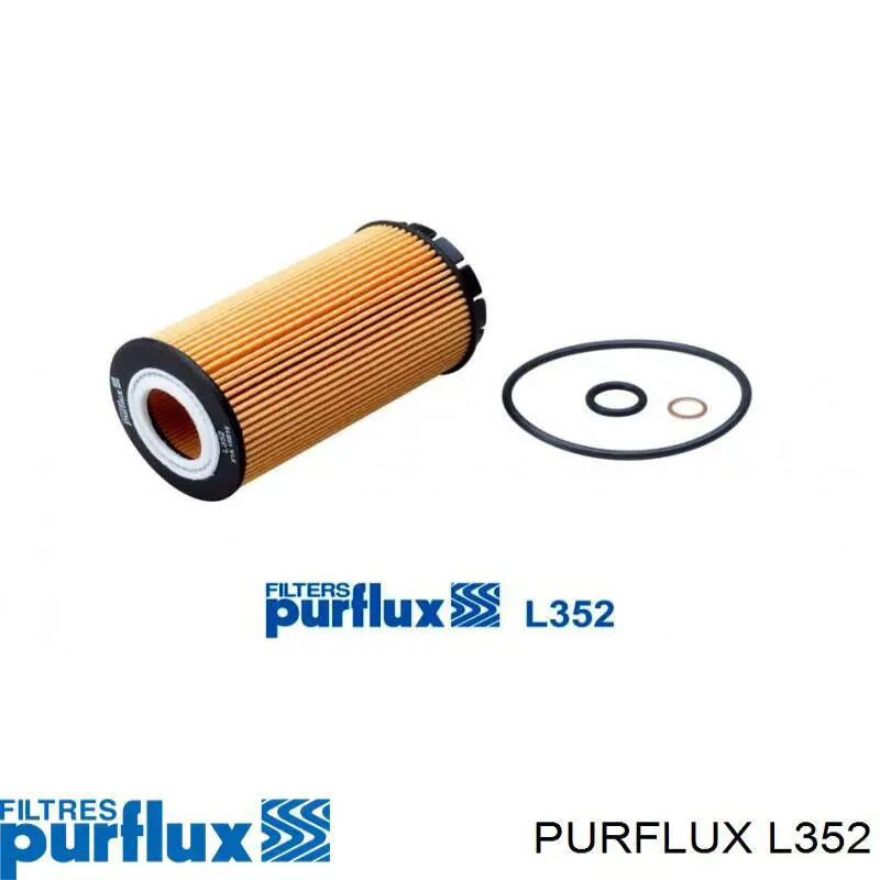 L352 Purflux фільтр масляний