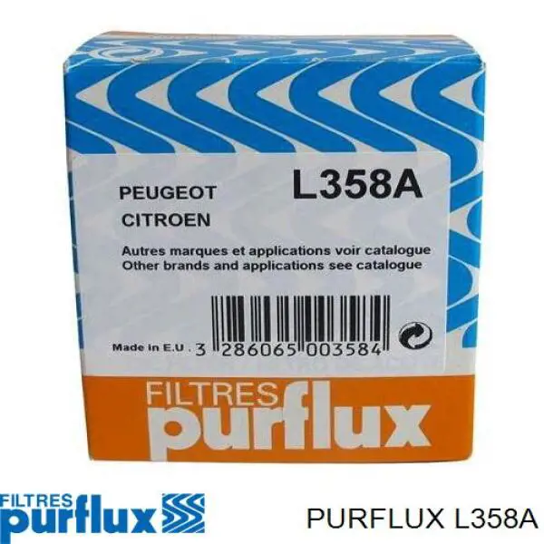 L358A Purflux Фільтр масла