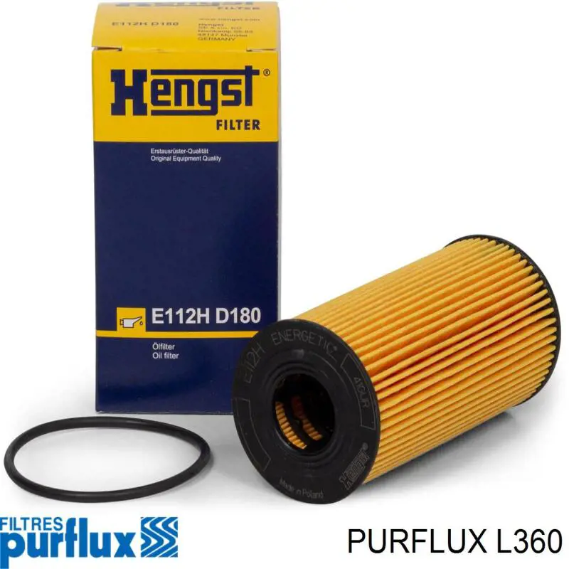 L360 Purflux фільтр масляний