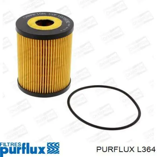 Масляний фільтр двигуна Purflux L364 ціна, від 7.31 USD