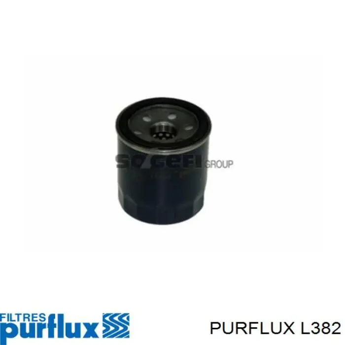 Масляний фільтр двигуна Purflux L382 ціна, від 10.75 USD