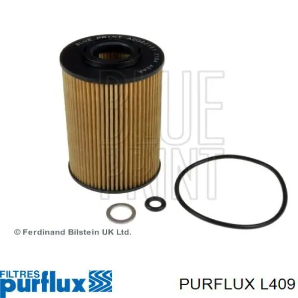 Масляний фільтр двигуна Purflux L409 ціна, від 6.77 USD