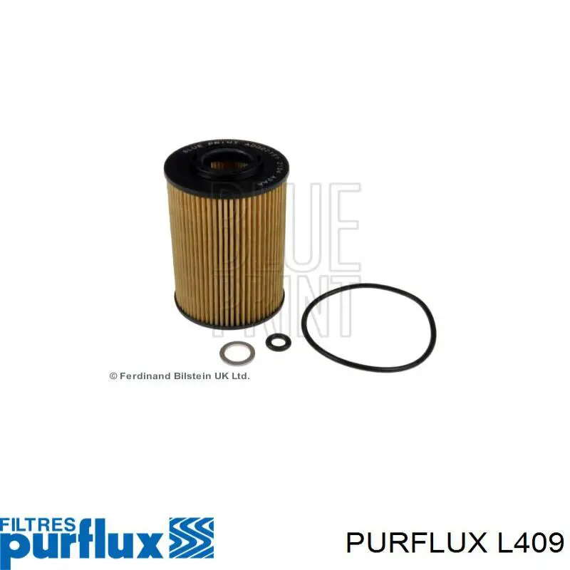 L409 Purflux Фільтр масла
