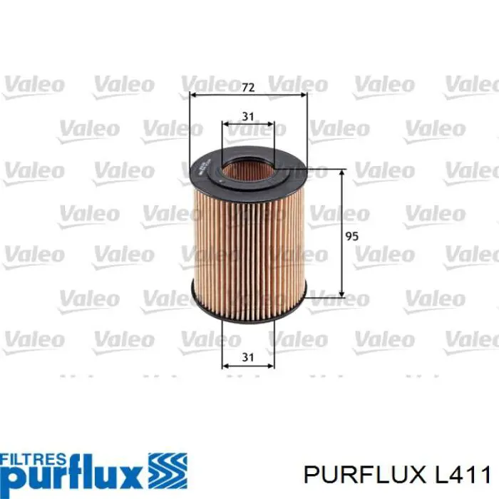 Масляний фільтр L411 Purflux
