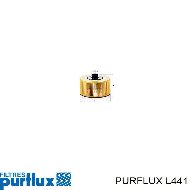 Купити L441 Purflux Фільтр очищення масла відцентровий