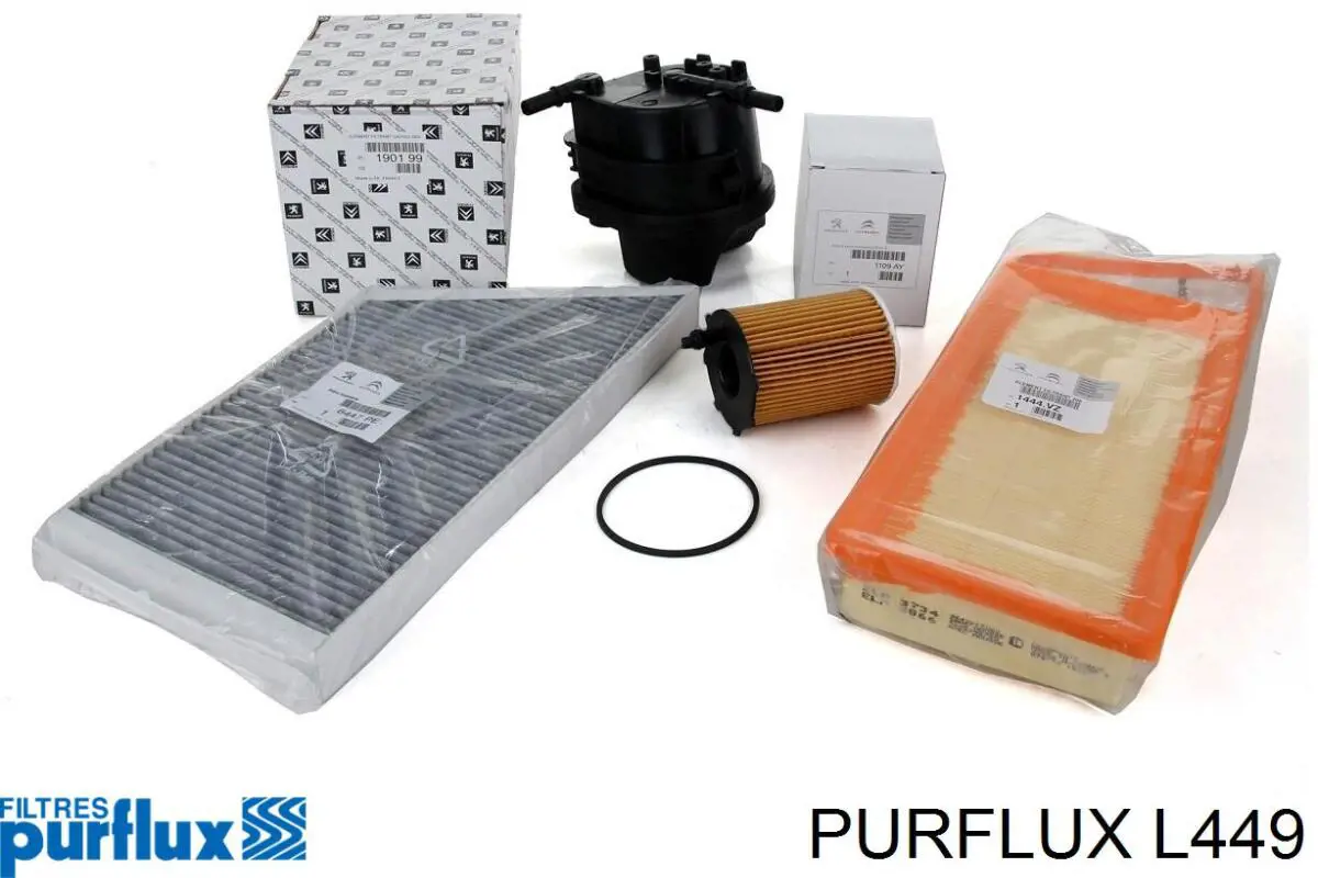 Масляний фільтр двигуна Purflux L449 ціна, від 8.64 USD