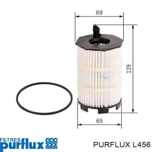 Купити L456 Purflux Фільтр очищення масла відцентровий