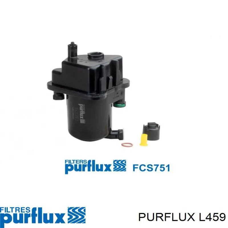 Масляний фільтр двигуна Purflux L459 ціна, від 6.32 USD
