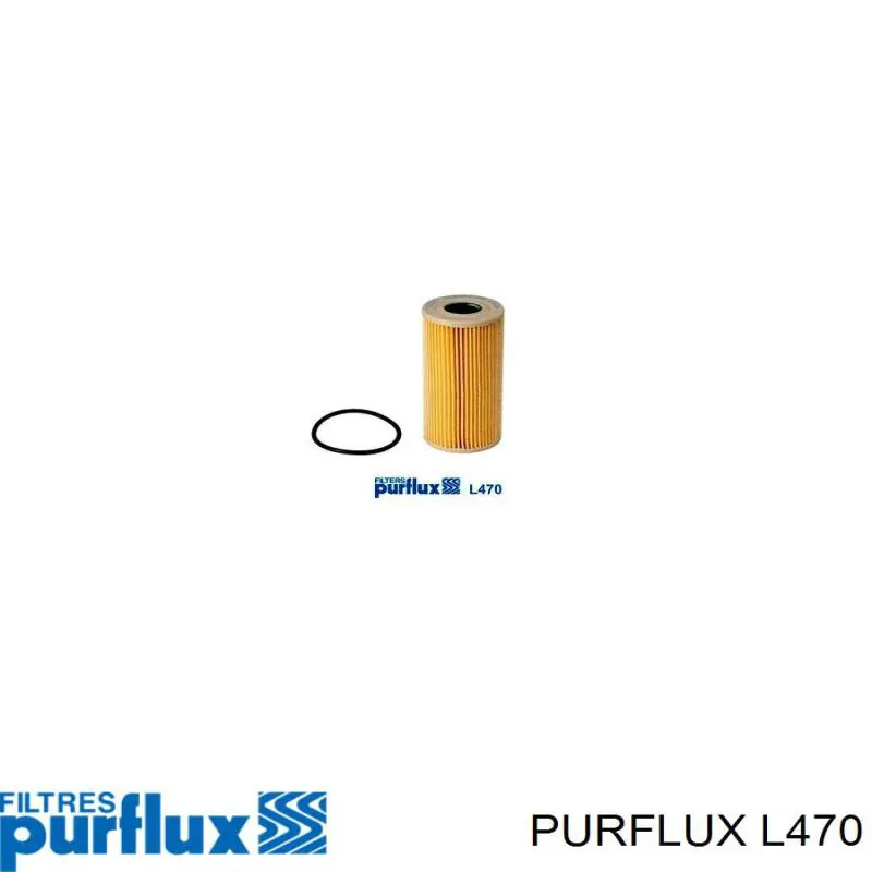 L470 Purflux фільтр масляний