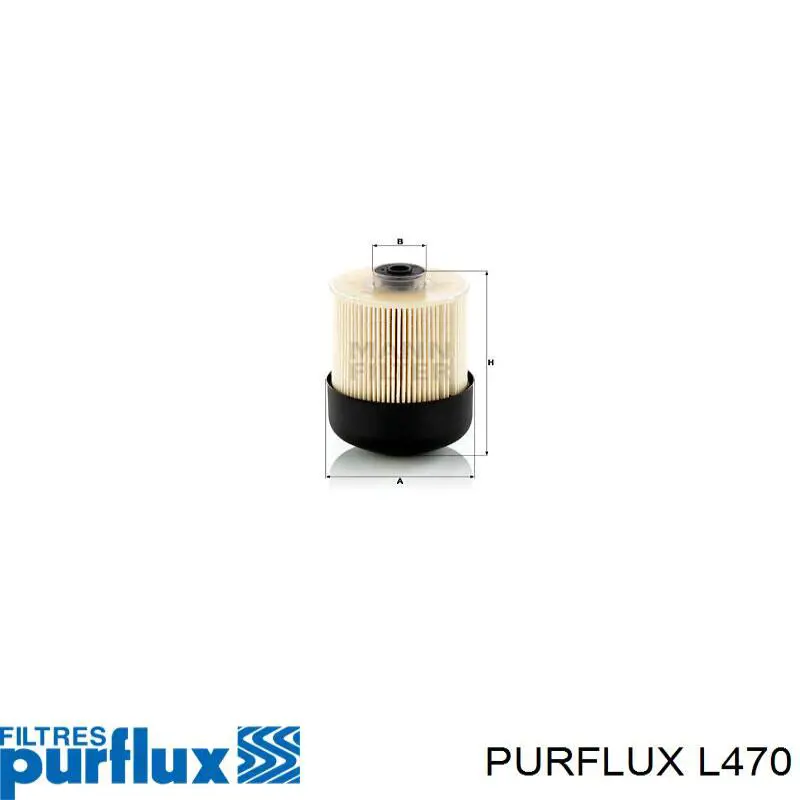 Масляний фільтр L470 Purflux