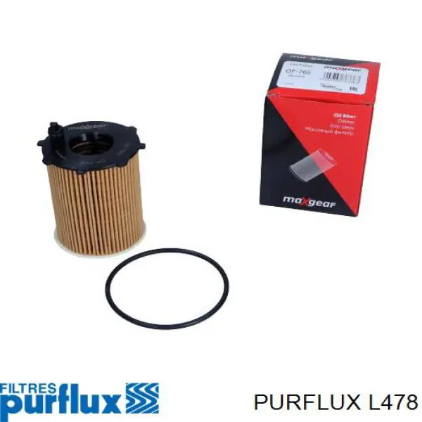 L478 Purflux Фільтр масла