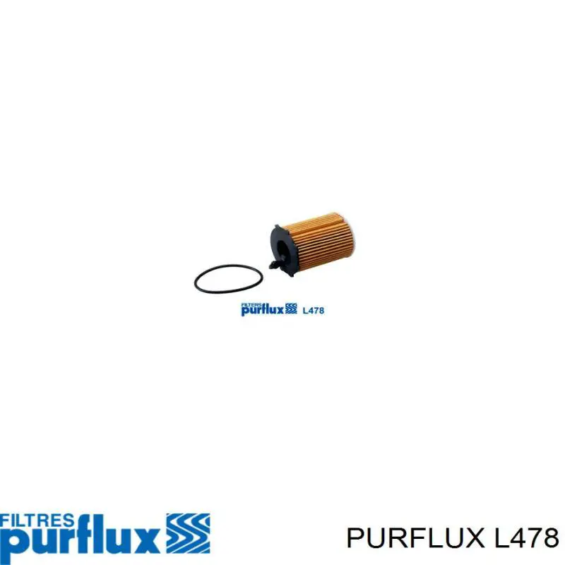 Масляний фільтр L478 Purflux