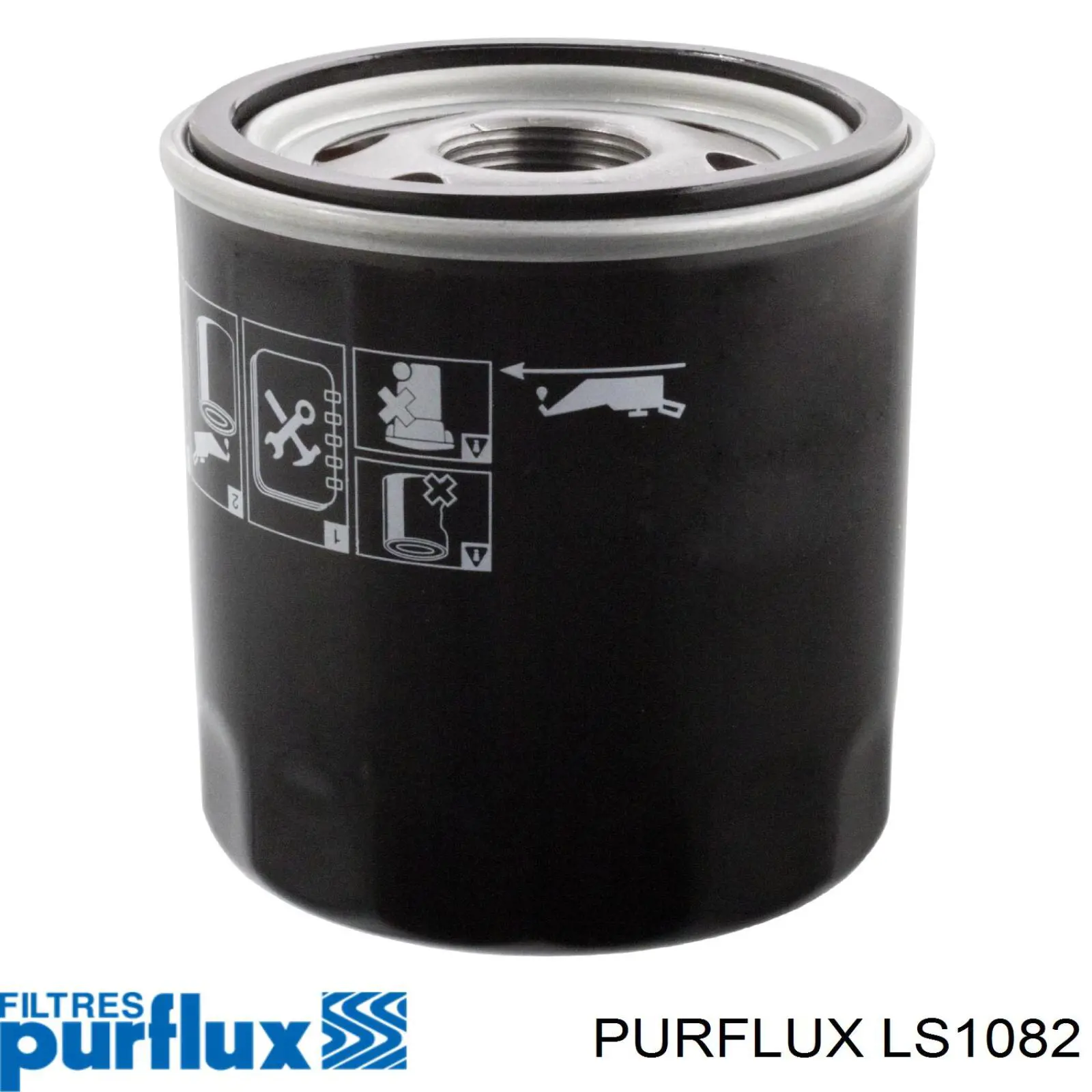 Масляний фільтр двигуна Purflux LS1082 ціна, від 11.37 USD