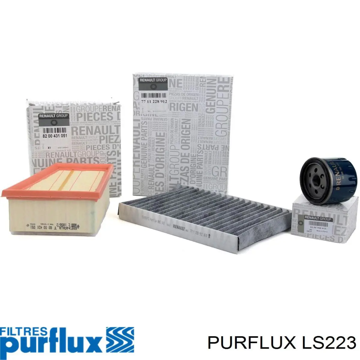 Масляний фільтр двигуна Purflux LS223 ціна, від 4.22 USD