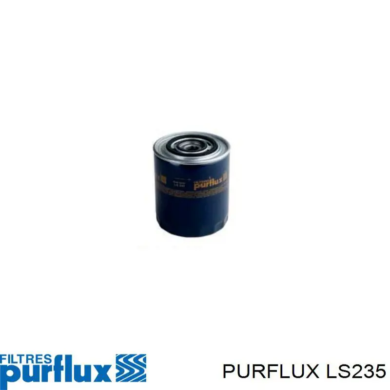 Масляний фільтр двигуна Purflux LS235 ціна, від 13.16 USD