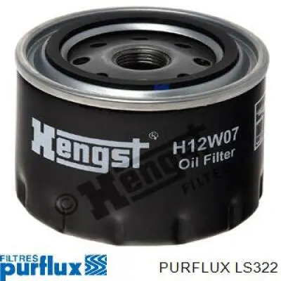 LS322 Purflux Фільтр масла