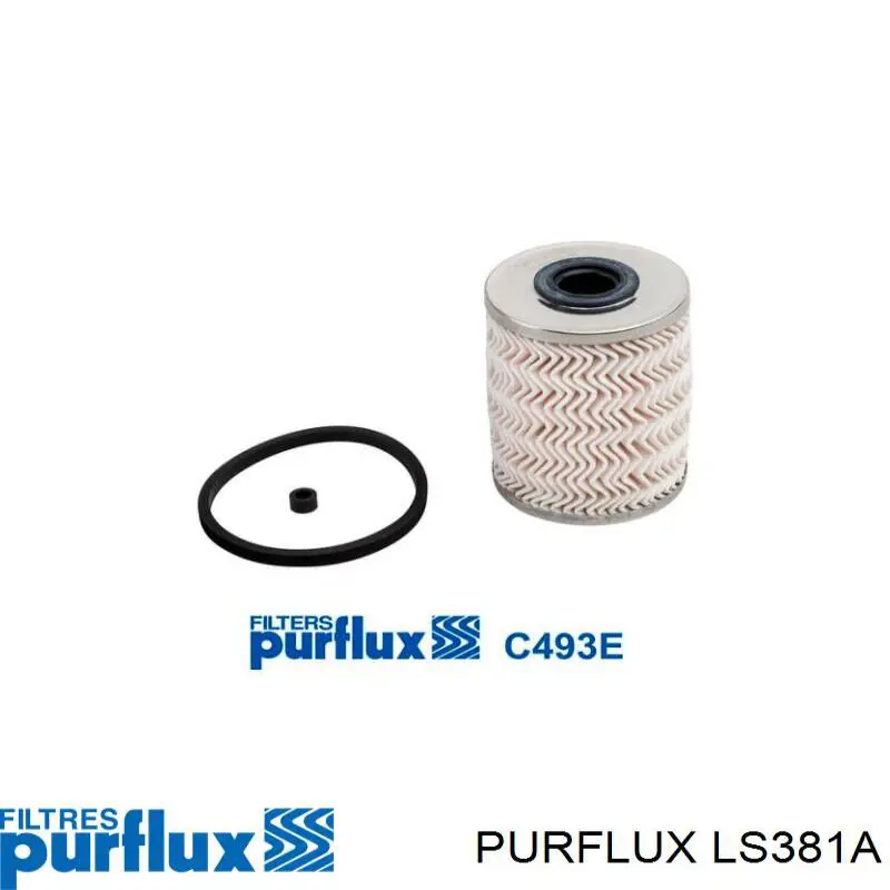 LS381A Purflux фільтр масляний