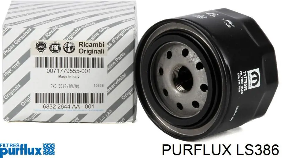 Фільтр масляний Purflux LS386