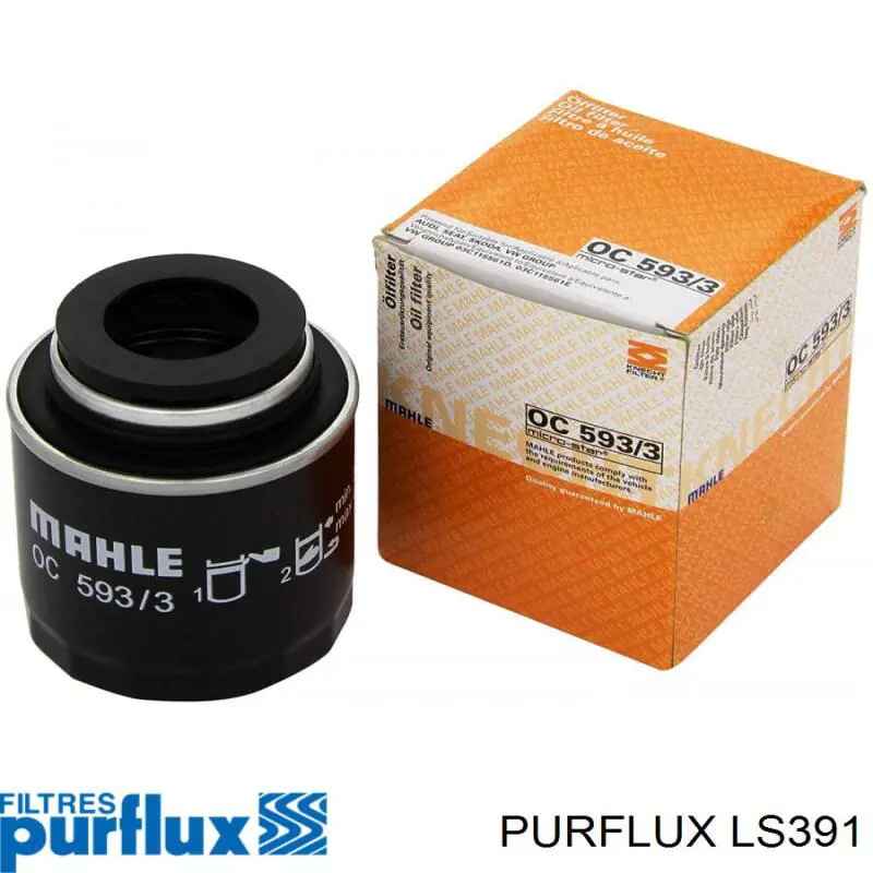 Купити LS391 Purflux Фільтр очищення масла відцентровий