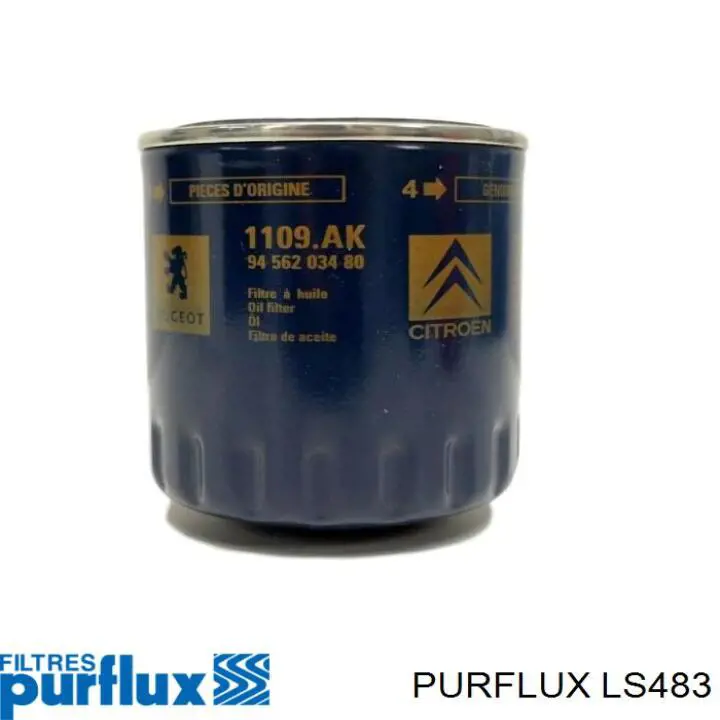 LS483 Purflux Фільтр масла