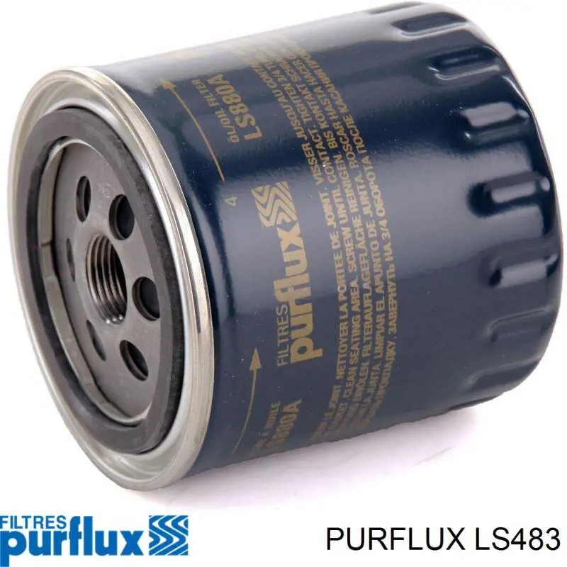 Масляний фільтр двигуна Purflux LS483 ціна, від 7.34 USD