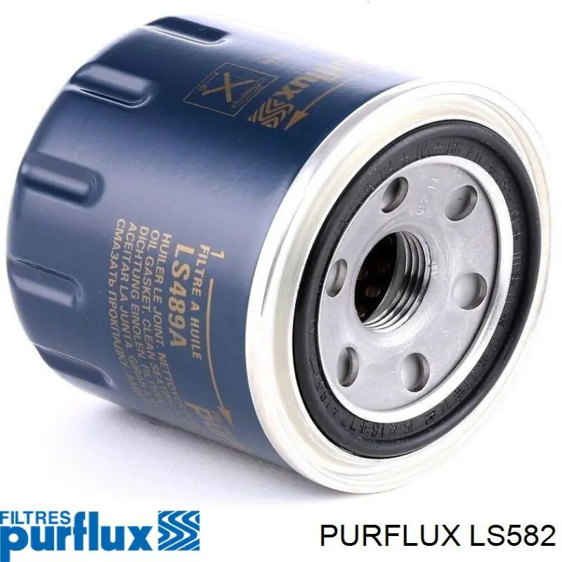 Масляний фільтр двигуна Purflux LS582 ціна, від 9.31 USD