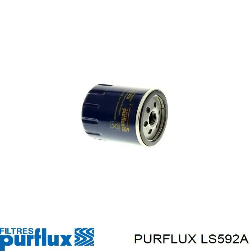 Масляний фільтр двигуна Purflux LS592A ціна, від 5.12 USD