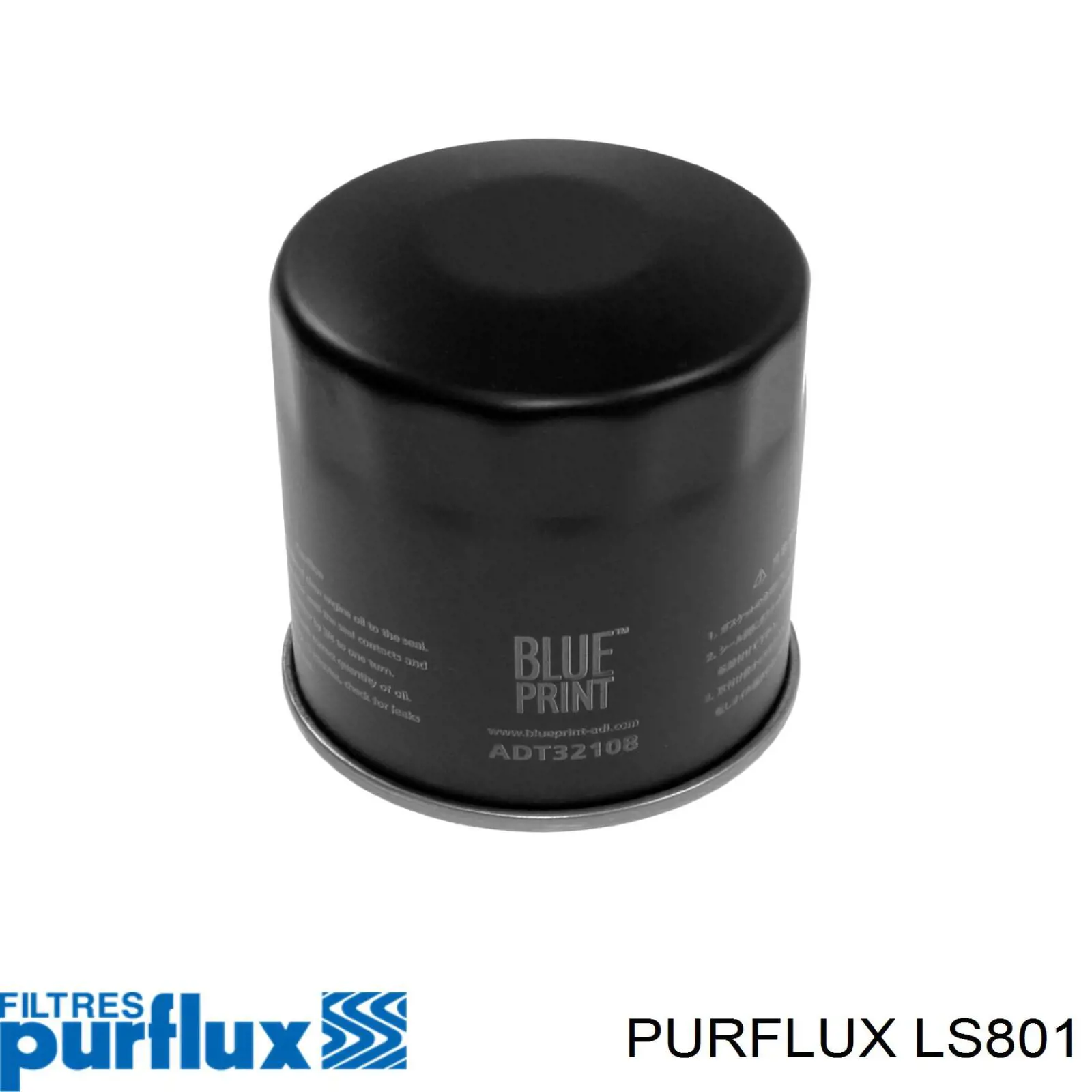 Масляний фільтр двигуна Purflux LS801 ціна, від 6.10 USD