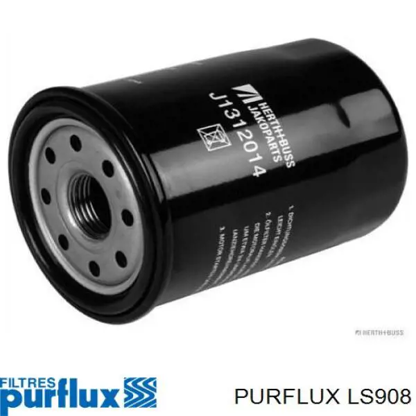 Масляний фільтр двигуна Purflux LS908 ціна, від 4.91 USD