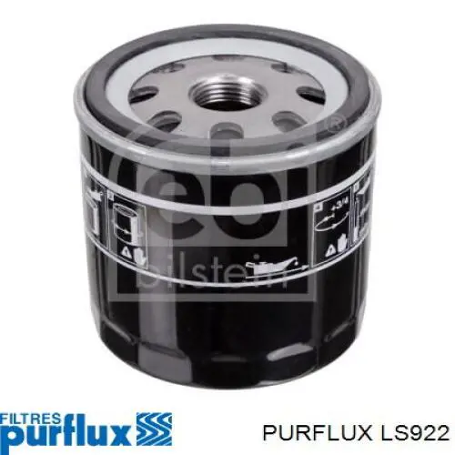 Масляний фільтр LS922 Purflux