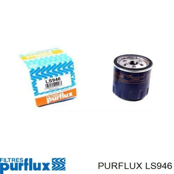 Масляний фільтр двигуна Purflux LS946 ціна, від 7.35 USD
