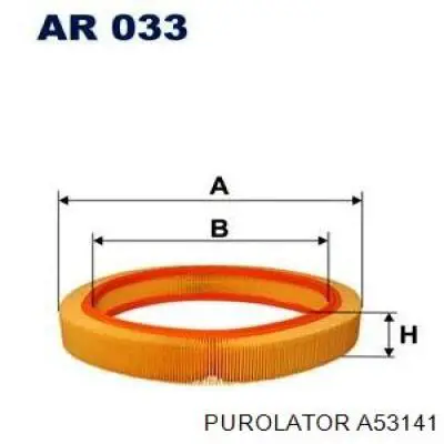 Елемент повітряного фільтра Purolator A53141 ціна, від 8.24 USD