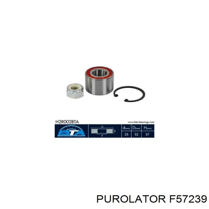 F57239 Purolator фільтр паливний