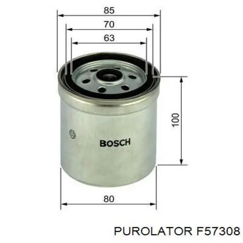 F57308 Purolator Фільтр палива