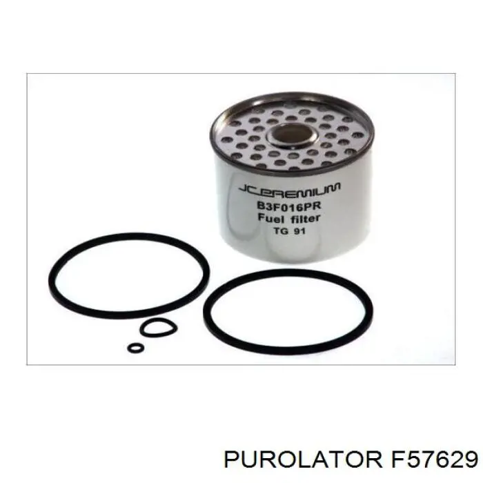 Фільтр тонкого очищення палива Purolator F57629 ціна, від 3.66 USD