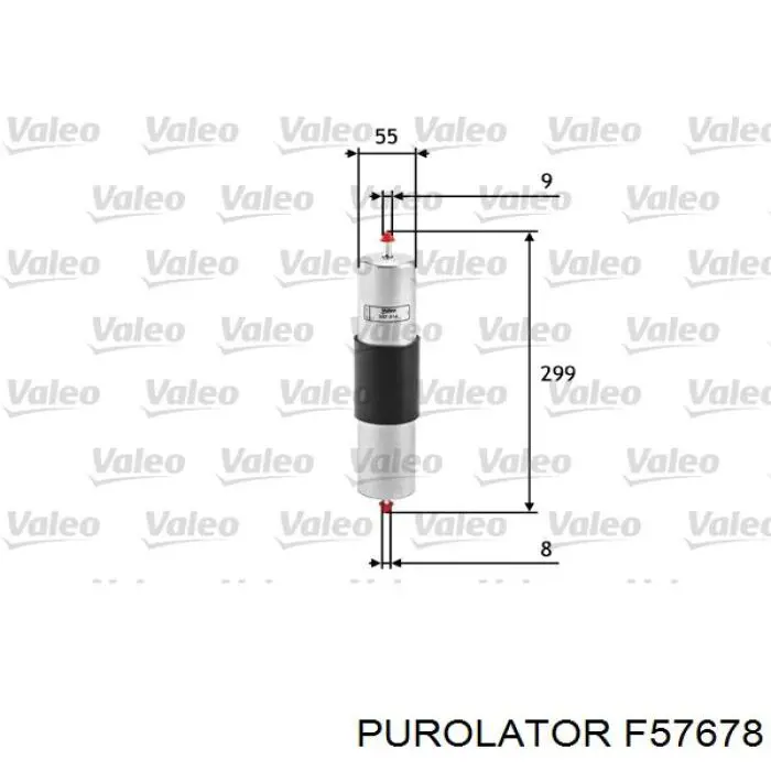 F57678 Purolator Фільтр палива