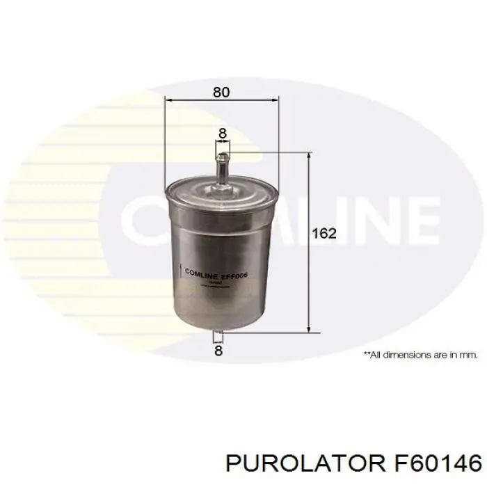 Фільтр паливний Purolator F60146