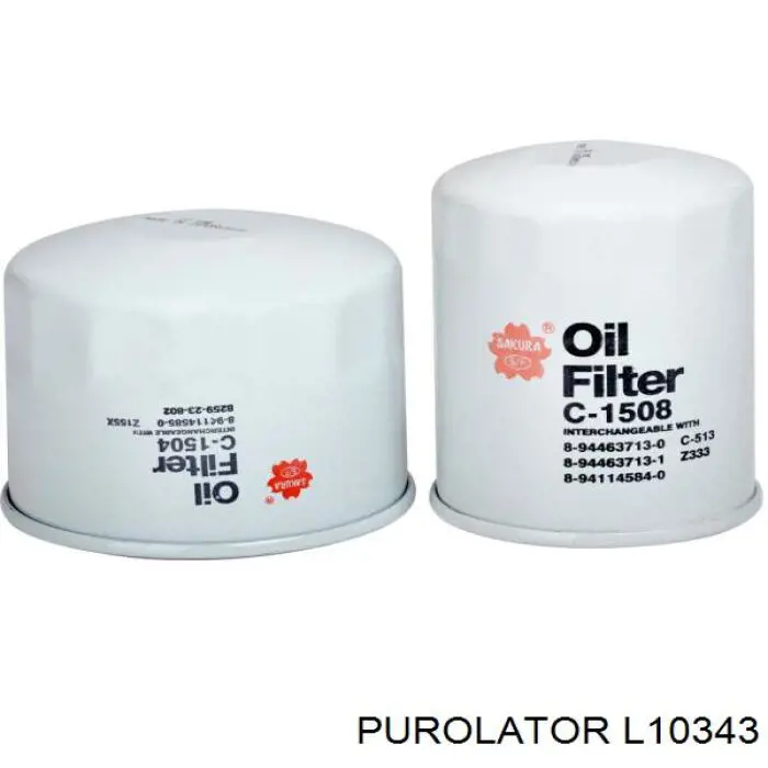 Масляний фільтр двигуна Purolator L10343 ціна, від 5.70 USD