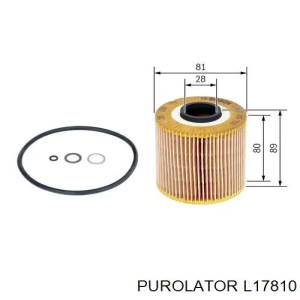 L17810 Purolator Фільтр масла