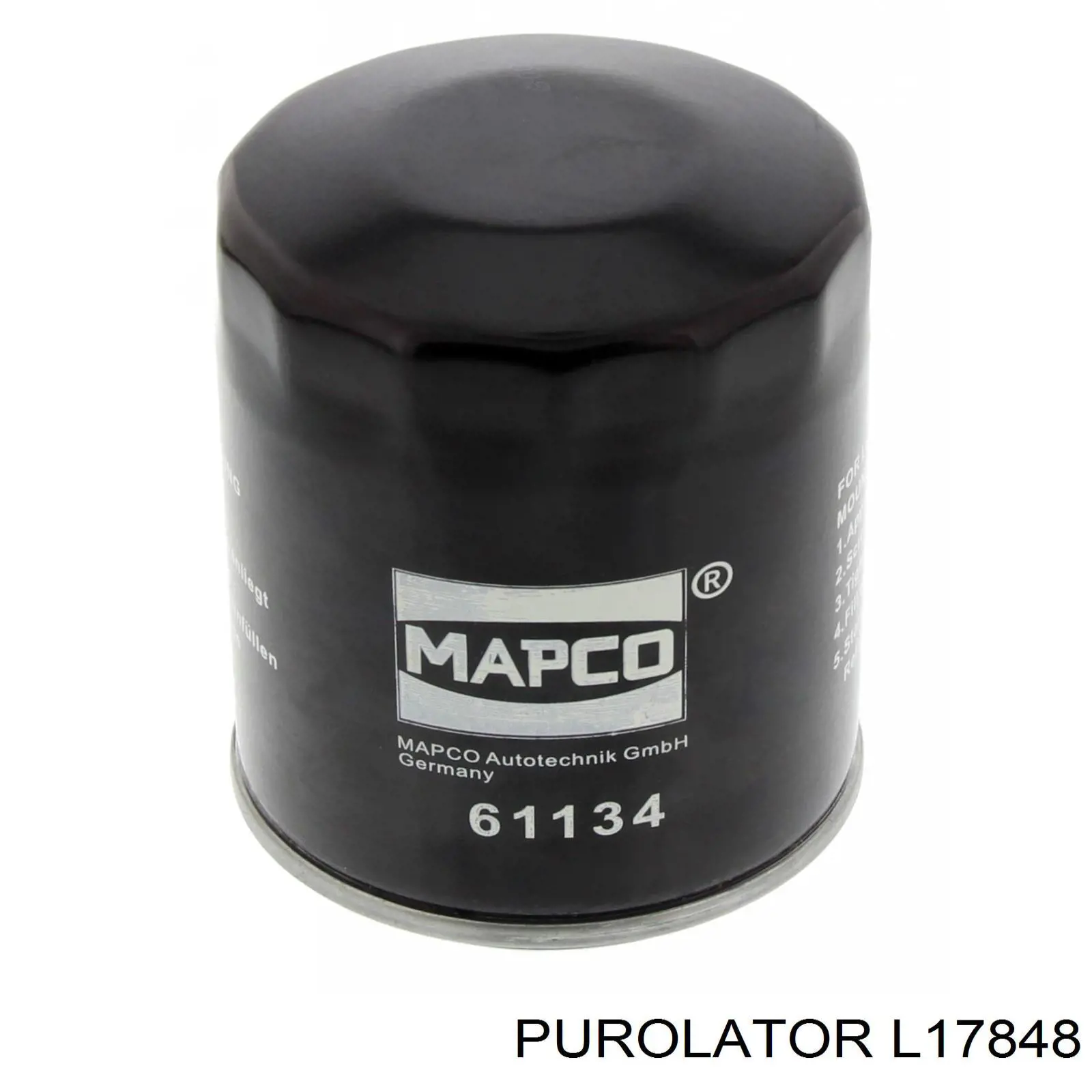 Масляний фільтр двигуна Purolator L17848 ціна, від 8.74 USD