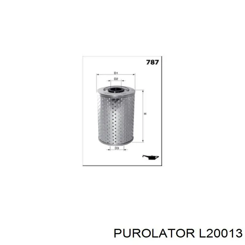 Купити L20013 Purolator Фільтр очищення масла відцентровий