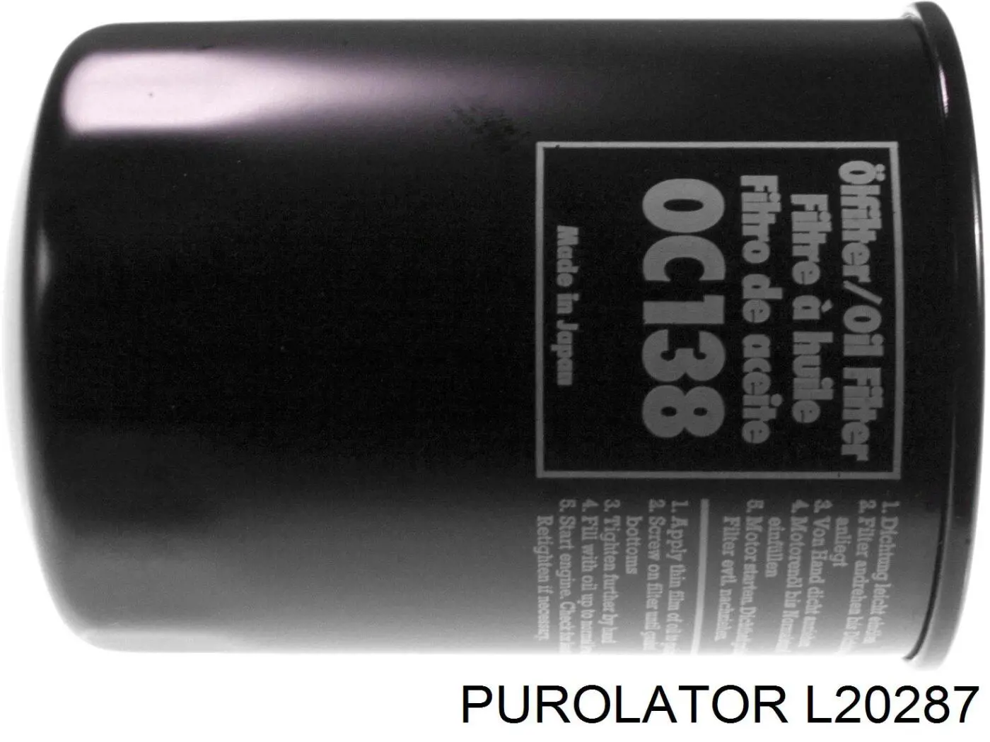 L20287 Purolator Фільтр масла