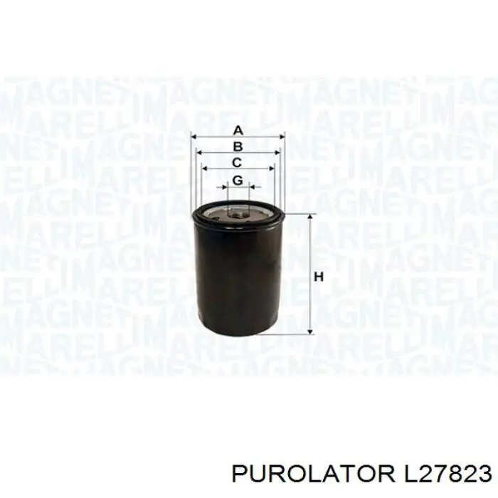 L27823 Purolator фільтр масляний