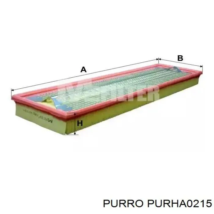 Купити PURHA0215 Purro Автомобільний фільтр повітря