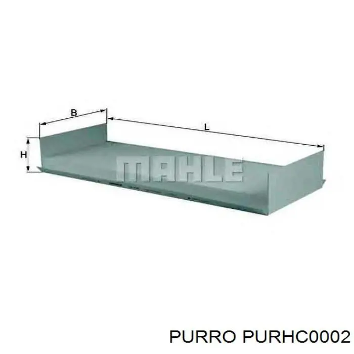 Фільтр повітряний обігрівача Purro PURHC0002 ціна, від 11.13 USD