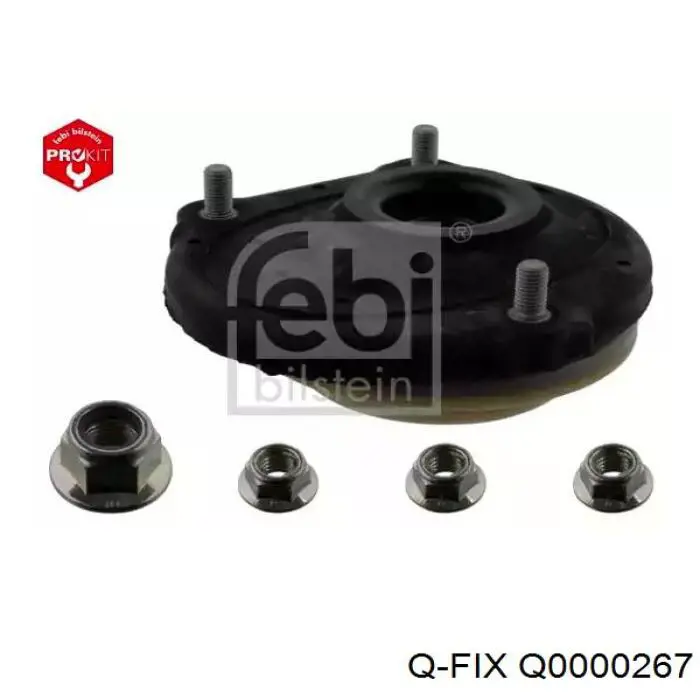 Пильник амортизатора переднього Q-fix Q0000267 ціна, від 10.77 USD